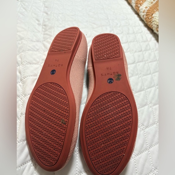 Rothy's Women's Pink Flats Round Toe - Picture 7 of 9